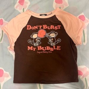 Bobby Jack Brown and Pink Baby Tee